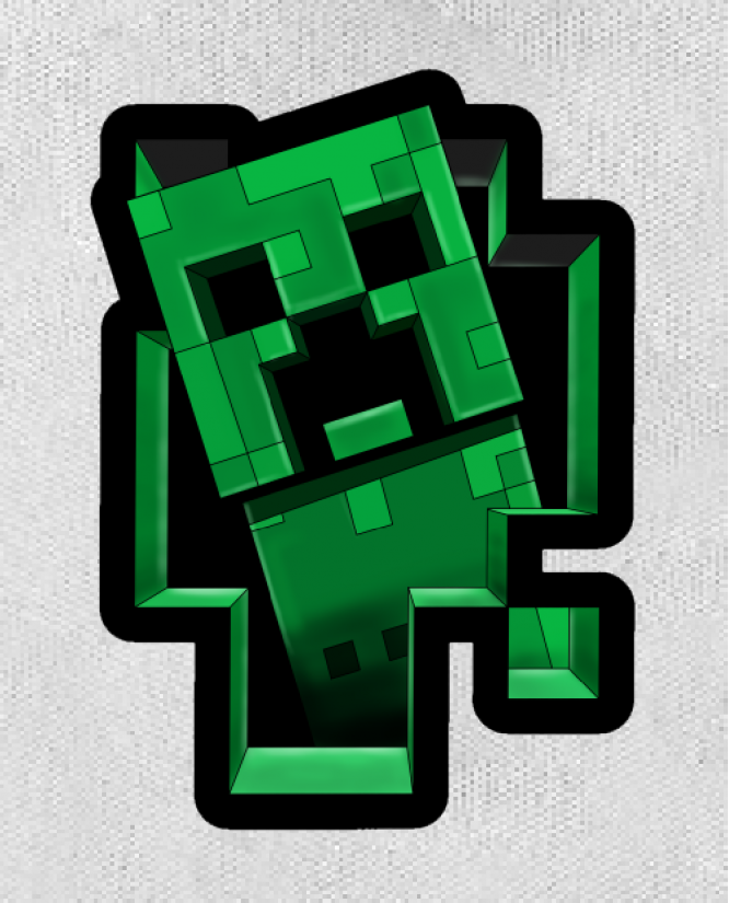 Kepurė  Minecraft  creeper